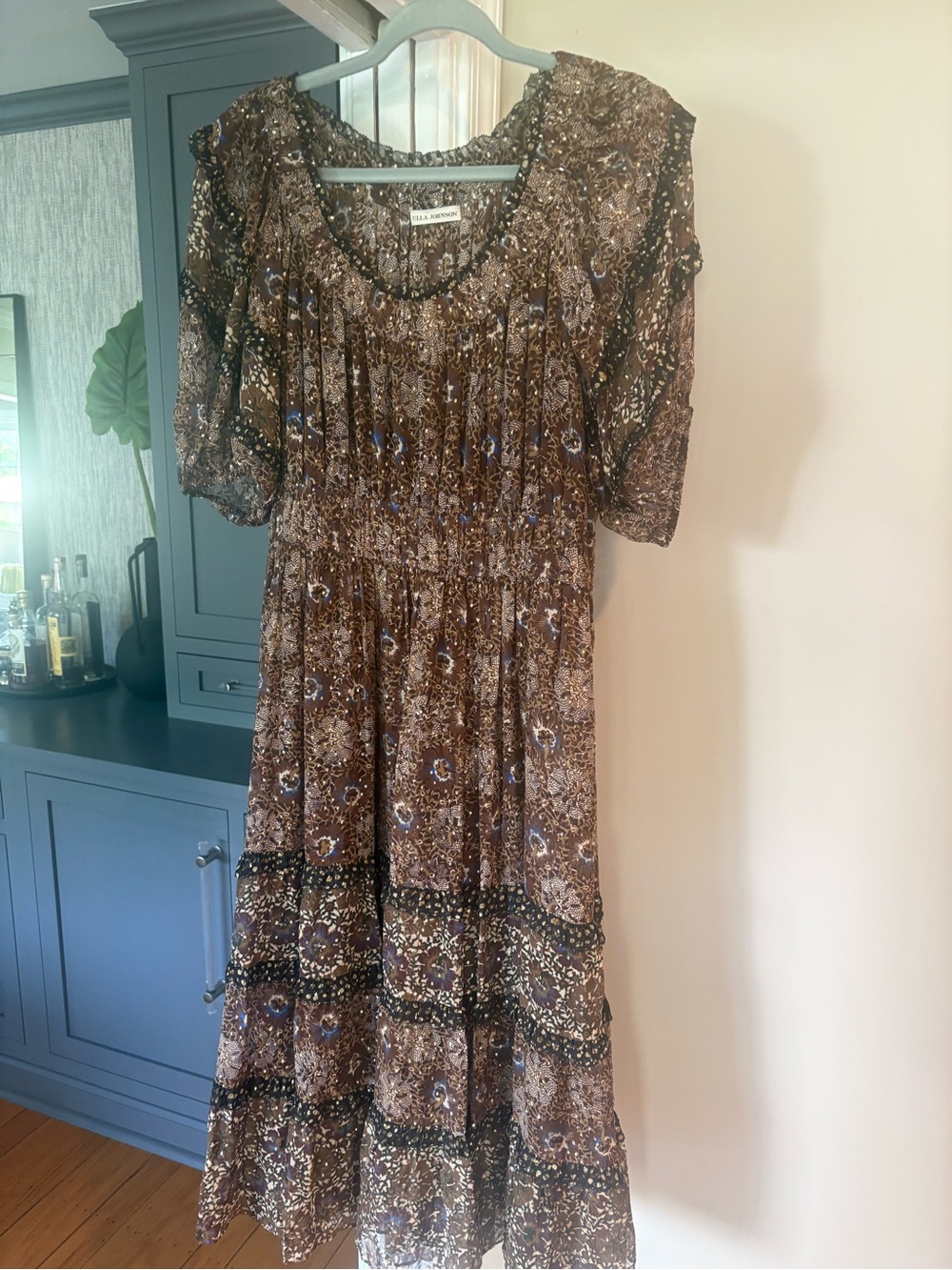 Ulla Johnson Tiered Midi Dress